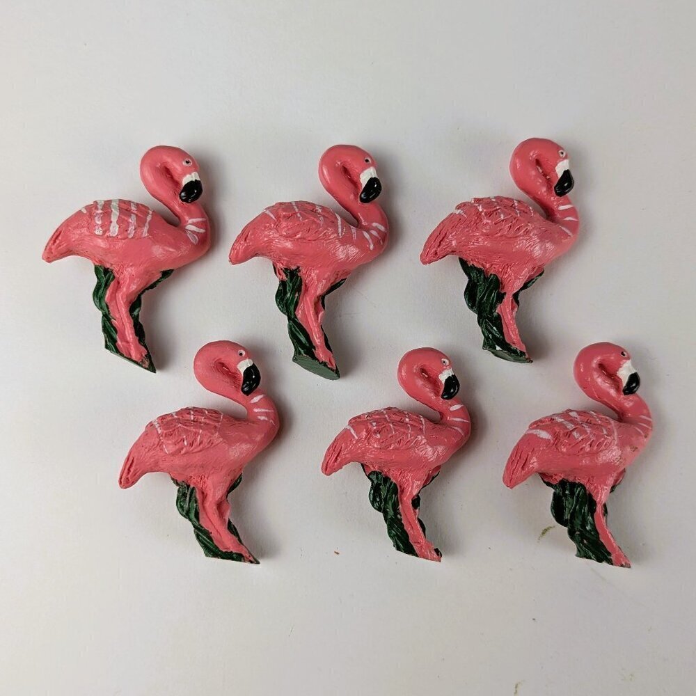 Vintage Pink Flamingo Beads - Picture 5 of 6